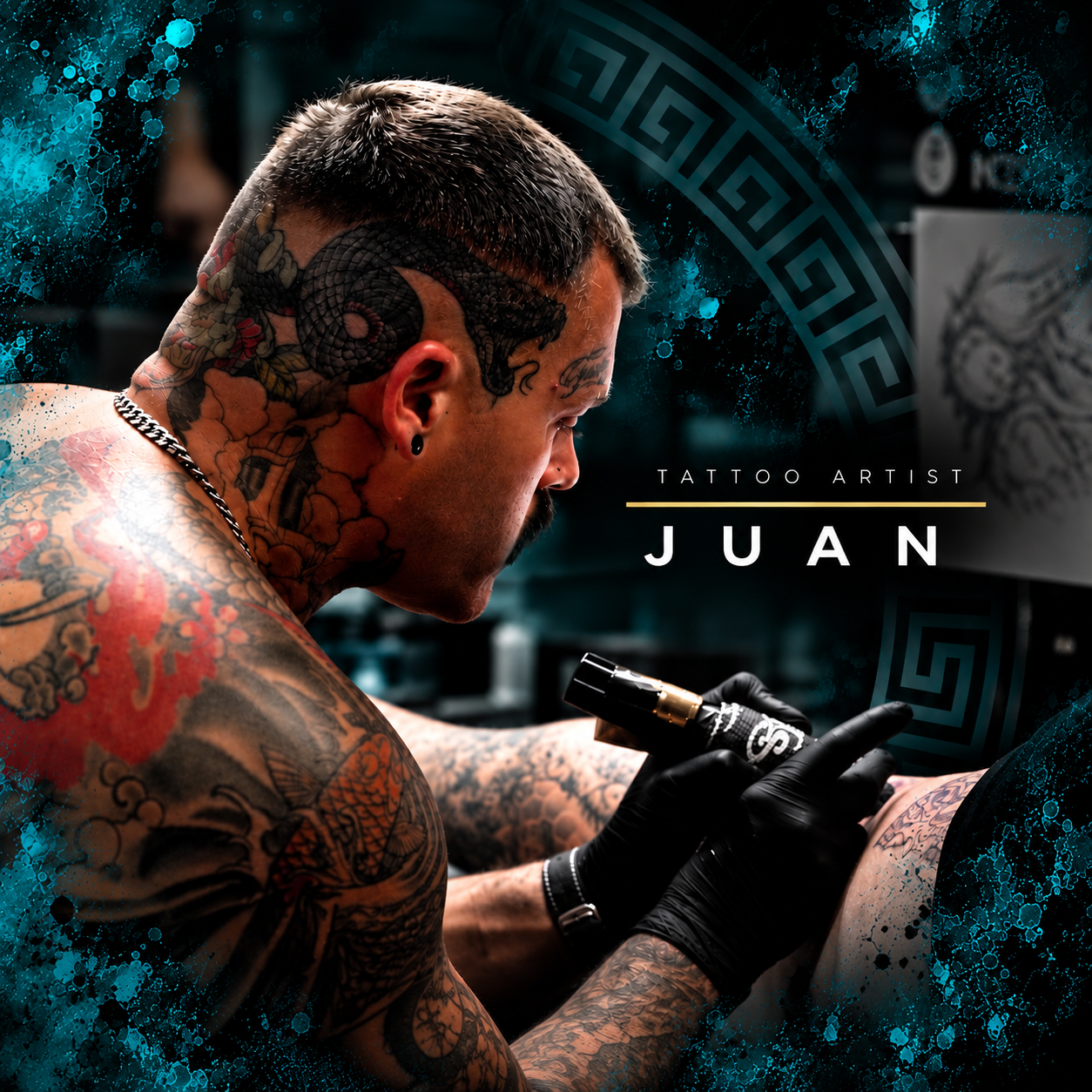 Juan — tattoo artist at Inception Body Art